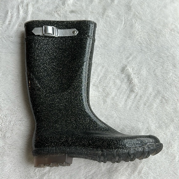 2 for $40💖 Women’s Size 41 Silver Grey Rubber Rain Boots (fits Size 9.5 to 10) - Picture 3 of 8